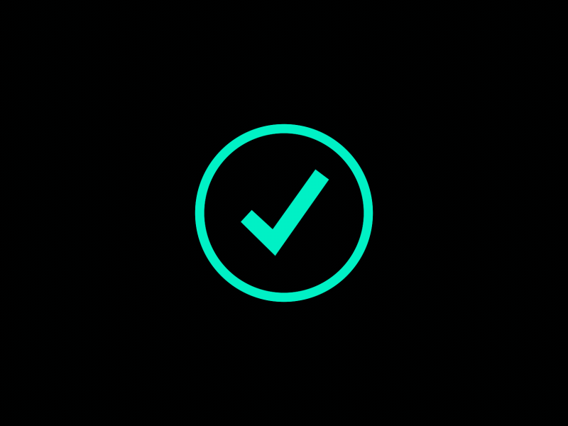 Green Checkmark Indicating Success